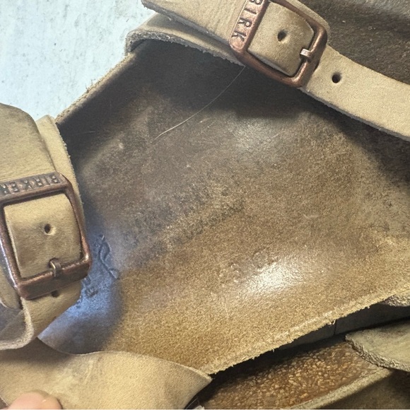 Birkenstock Brown Leather Footbed - Picture 3 of 8